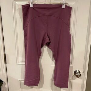 NWT Lululemon Instill HR crop 23” leggings - size 18